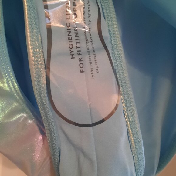 Bozzolo Summer Fever Shimmer Ruched 1 Piece Swimsuit - Blue - Picture 10 of 11